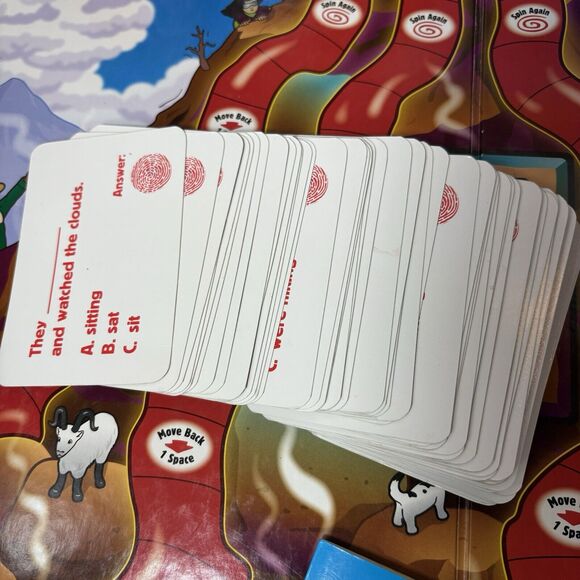 Lakeshore Board Game Verb Volcano Education‎ English Homeschool Cards F4 - Picture 6 of 14